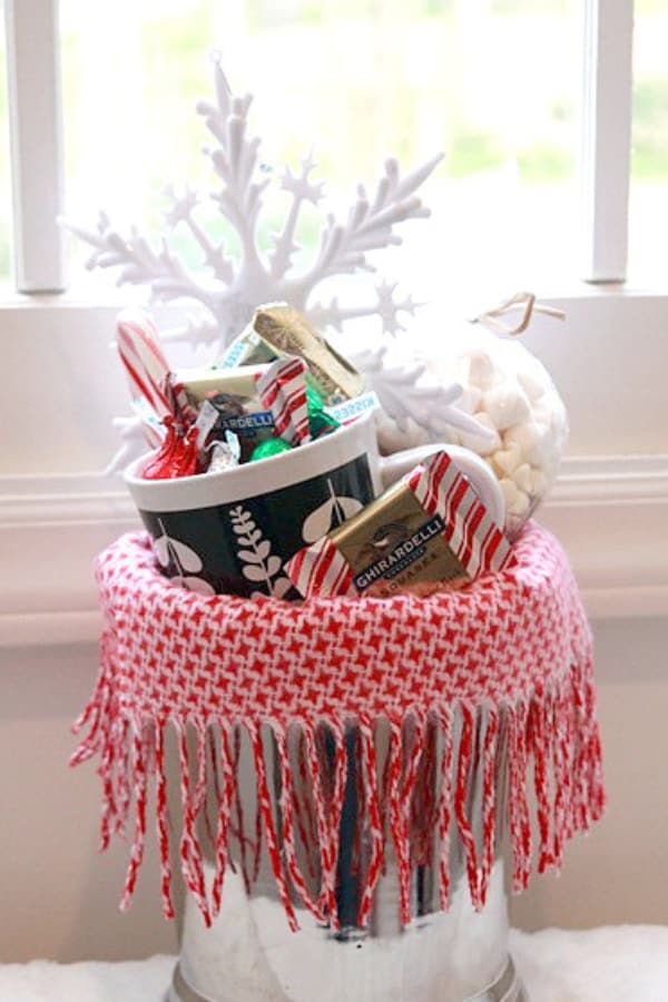 WARM & COZY CHOCOLATE GIFT BASKET