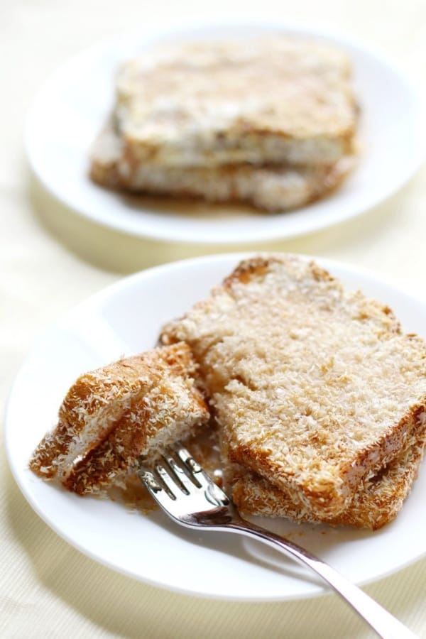 AIR FRYER TOASTED COCONUT FRENCH TOAST