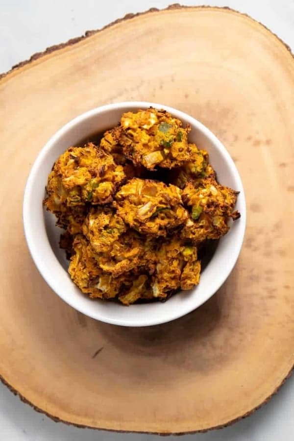 VEGAN CABBAGE FRITTERS