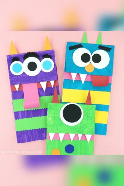 30+ Adorable Paper Bag Puppets for Kids To Get Creative