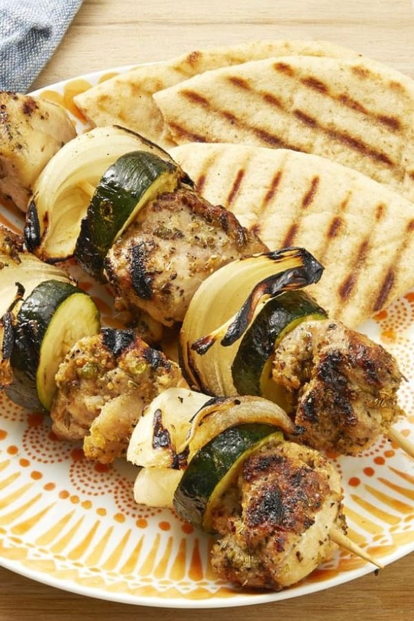 GREEK CHICKEN KEBABS