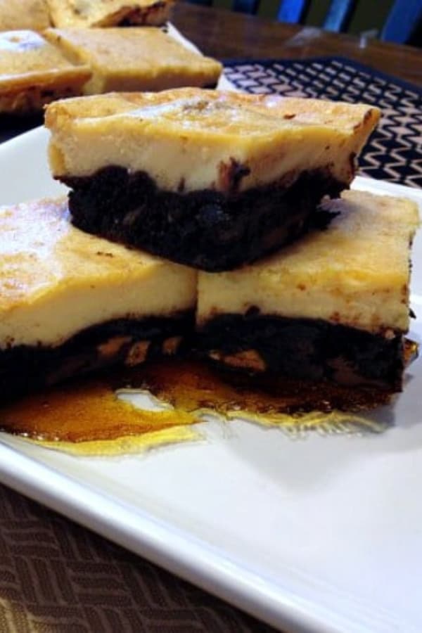MEXICAN CHEESECAKE FLAN BROWNIE