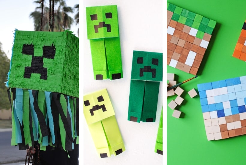 23+ Epic DIY Minecraft Crafts For Kids To Enjoy