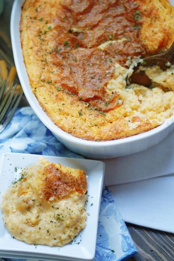 BAKED GOUDA CHEESE GRITS