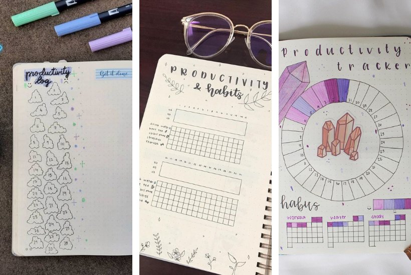 15+ Genius Bullet Journal Spreads For Your Productivity