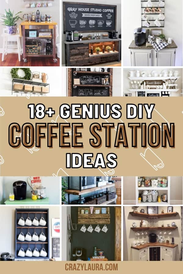 18+ Brew-tifully Crafted DIY Coffee Stations Ideas