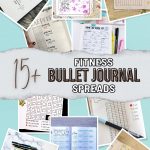 List of the best Fitness Bullet Journal Spreads for Losing Weight