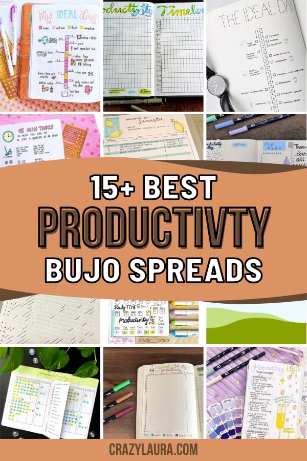List of Genius Bullet Journal Spreads For Your Productivity