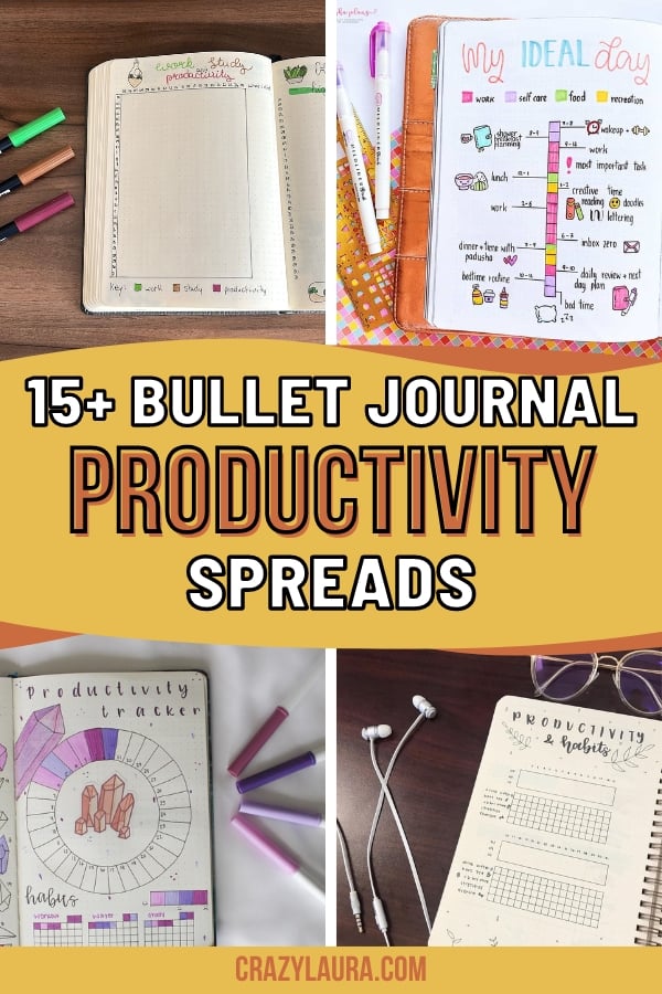 15+ Genius Bullet Journal Spreads For Your Productivity