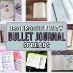 List of The Best Bullet Journal Spreads For Productivity