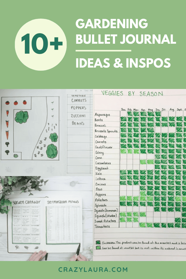 Blooming Pages: 10+ Gardening Bullet Journal Ideas - Crazy Laura