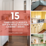 Timeless Classics: 15 DIY Painted Kitchen Cabinet Ideas