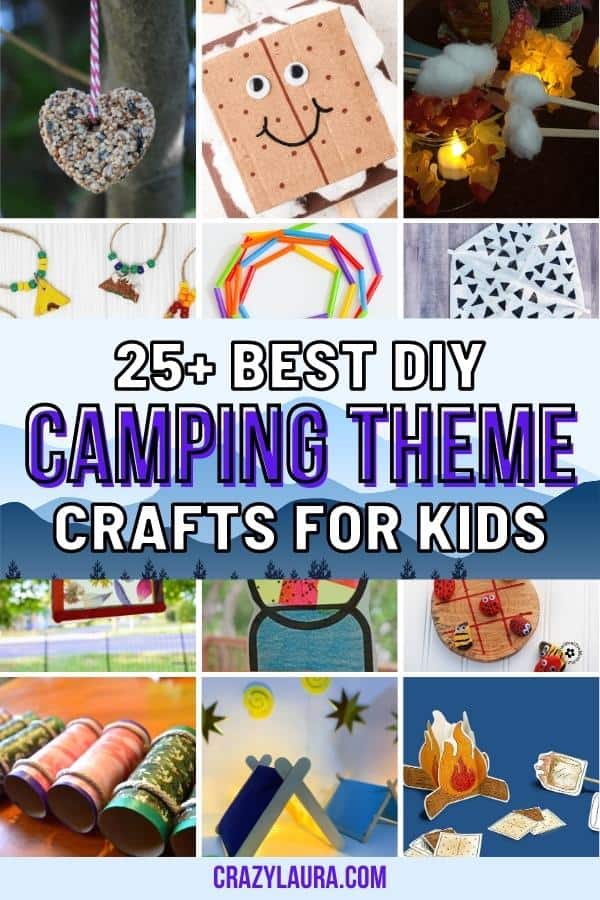 Wilderness Wonders: 20+ Camping Themed Crafts For Kids!