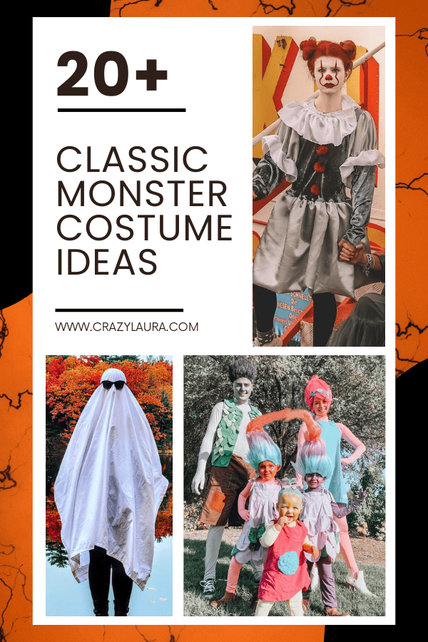 20+ Cool Diy Classic Monster Costume Ideas - Crazy Laura