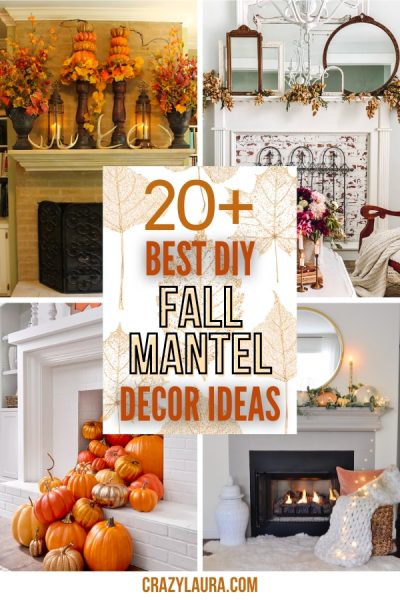 20+ Stunning & Magical DIY Fall Mantel Decor Ideas