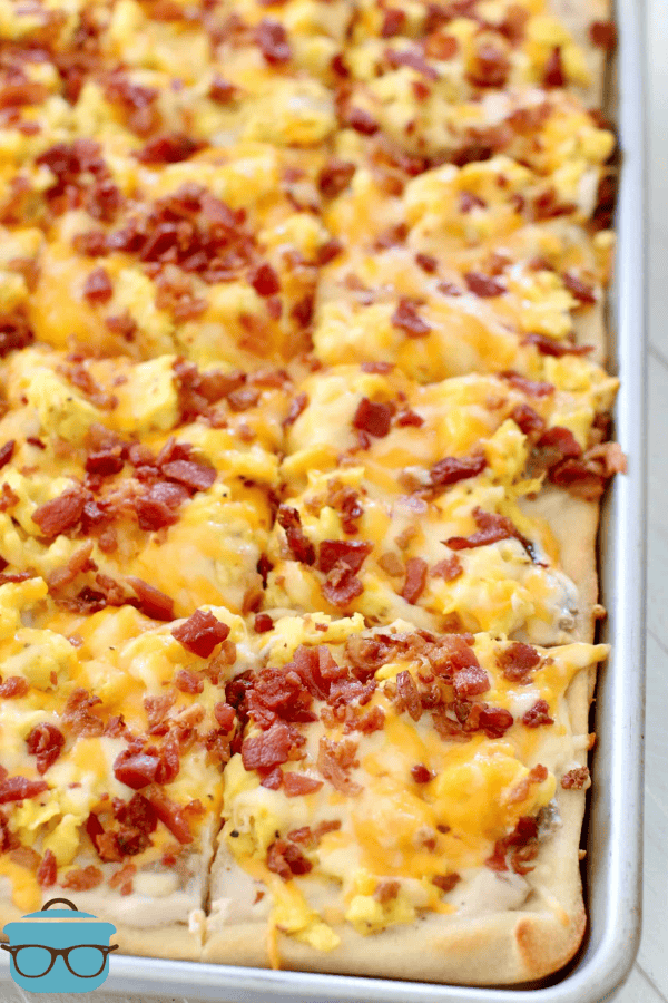 Breakfast Pizza with Eggs and Bacon