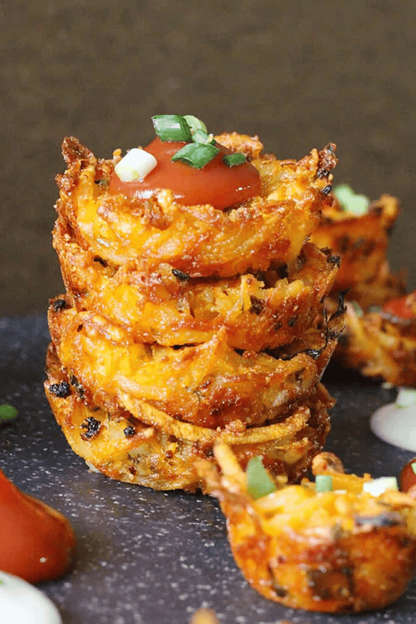 Cheesy Hash Brown Bites