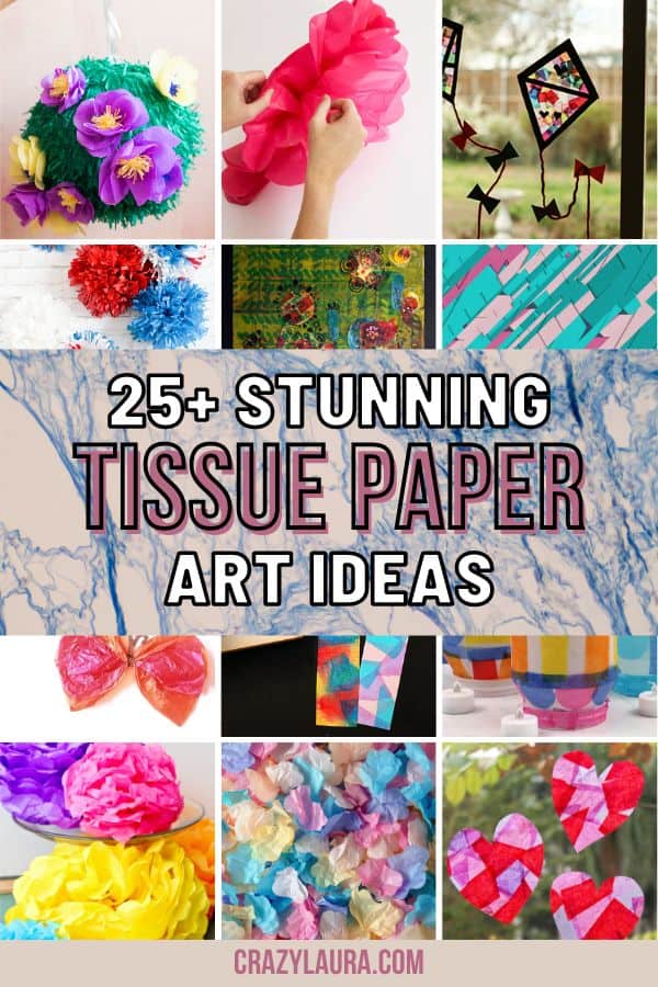 25+ Stunning Tissue Paper Art Ideas To Boost Your Craft Game - Crazy Laura