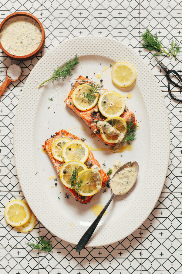 Lemon Baked Salmon 