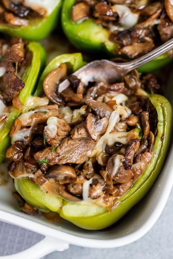 PHILLY CHEESESTEAK STUFFED PEPPERS