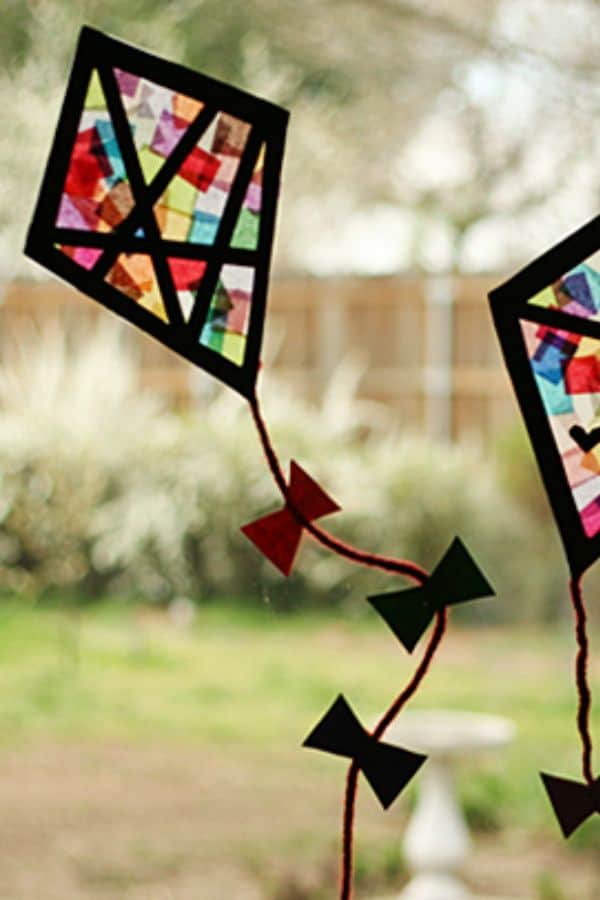 STAINED GLASS KITES