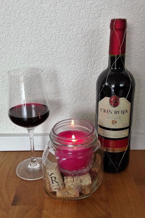 WINE CORK CANDLE HOLDERS