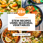 25+ Stew Recipes Using Seasonal Vegetables