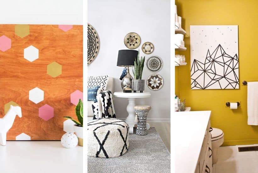 25+ Easy Geometric Wall Art Projects To Jazz Up Your Space