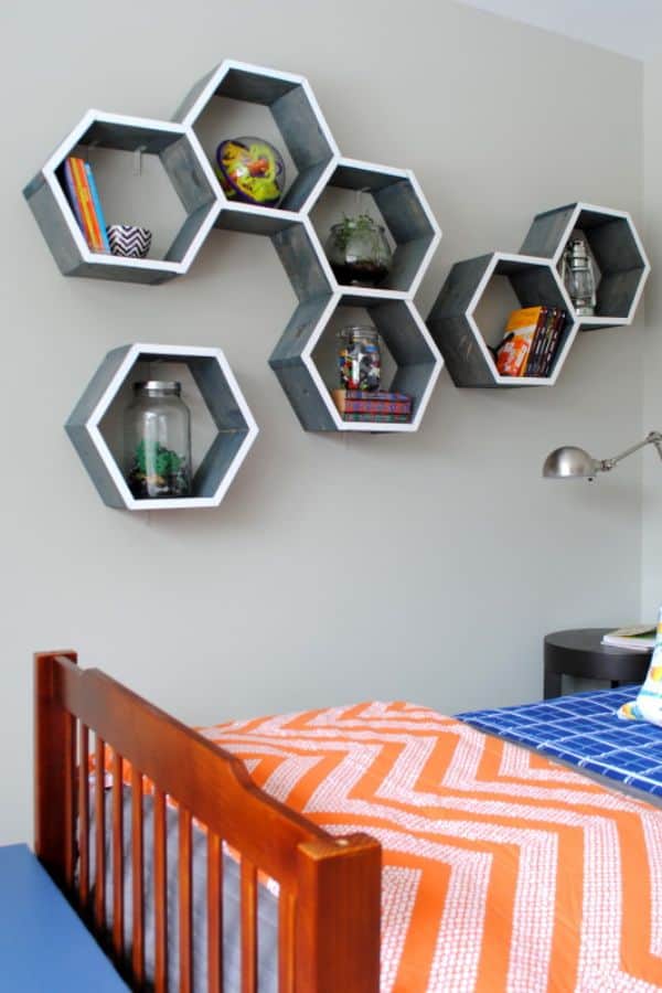 HONEYCOMB HEXAGON SHELVES