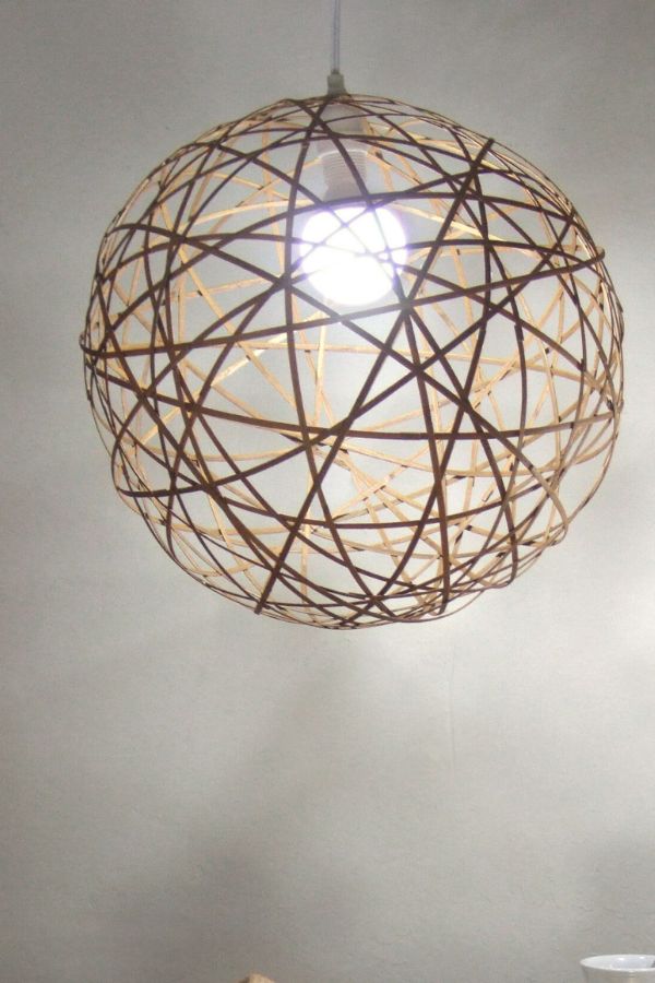 BAMBOO ORB PENDANT LAMP