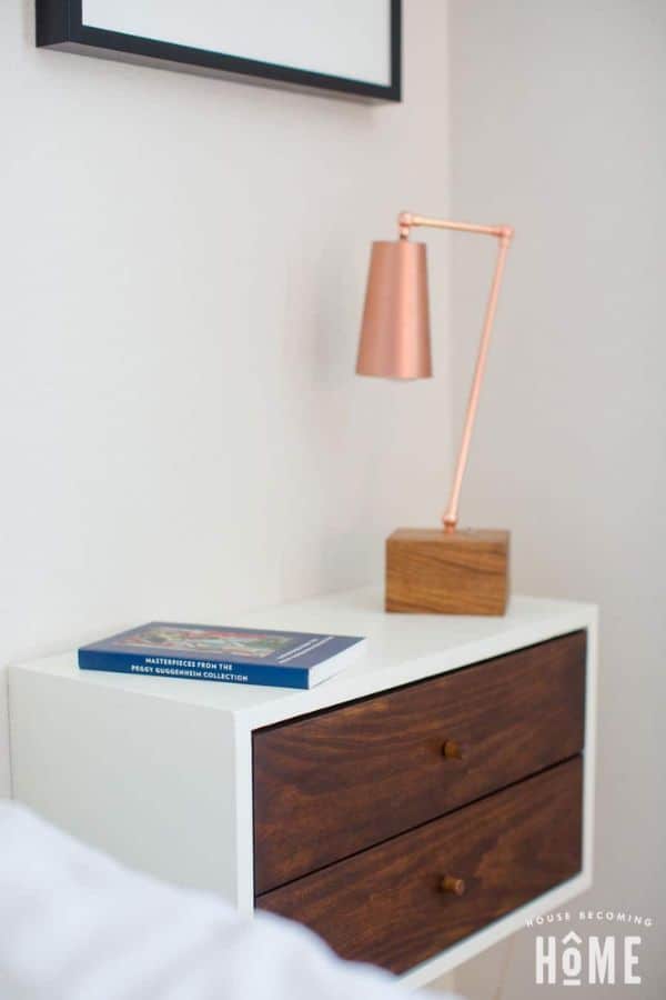 DIY FLOATING NIGHTSTAND