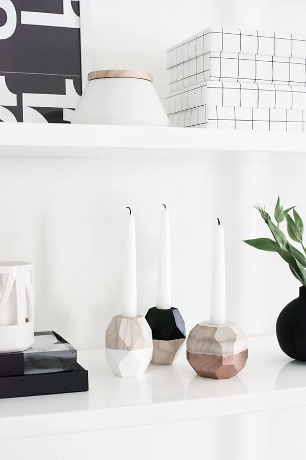 GEOMETRIC CANDLE HOLDERS