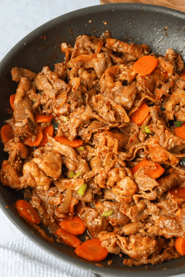 Jeyuk Bokkeum (Korean Spicy Pork)