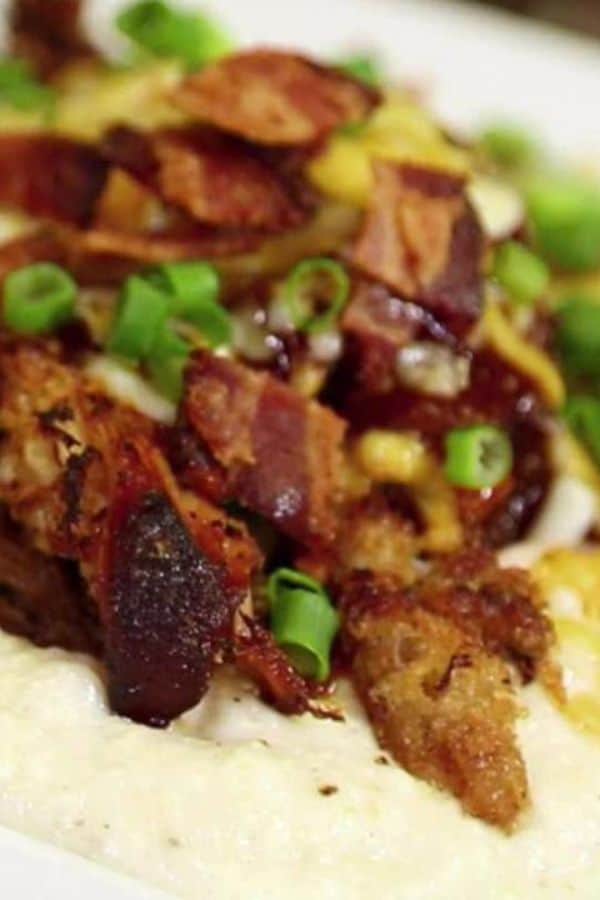 PORK JOWL AND GRITS