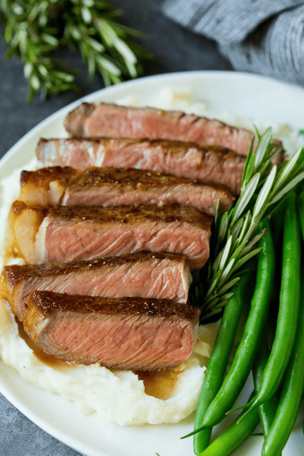 Rib-Eye Steak with Garlic Butter