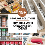 Storage Solutions 15+ DIY Drawer Organizer Ideas