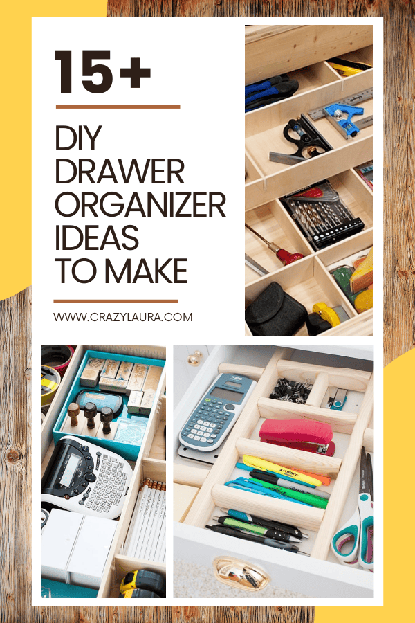 Storage Solutions 15+ DIY Drawer Organizer Ideas