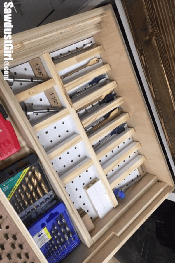 Adjustable Pegboard Drawer Organizer