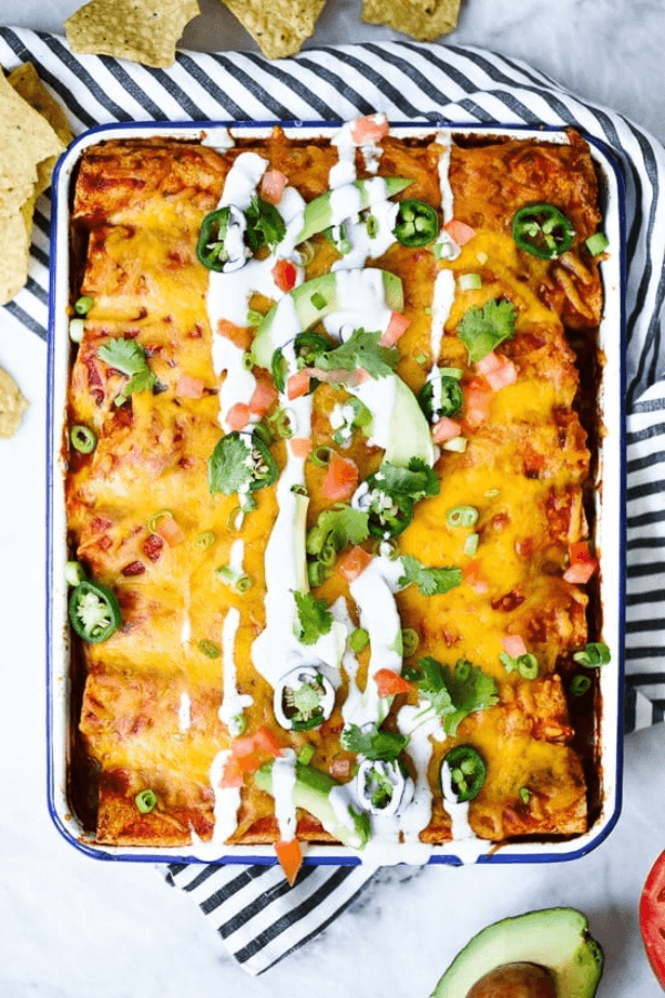 Chicken Enchiladas