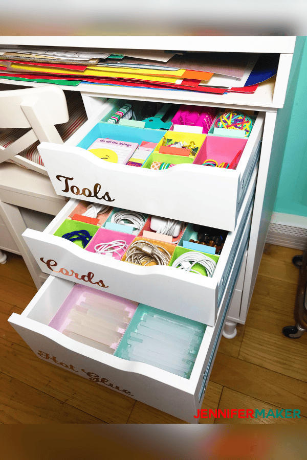 Colorful Drawer Organizer