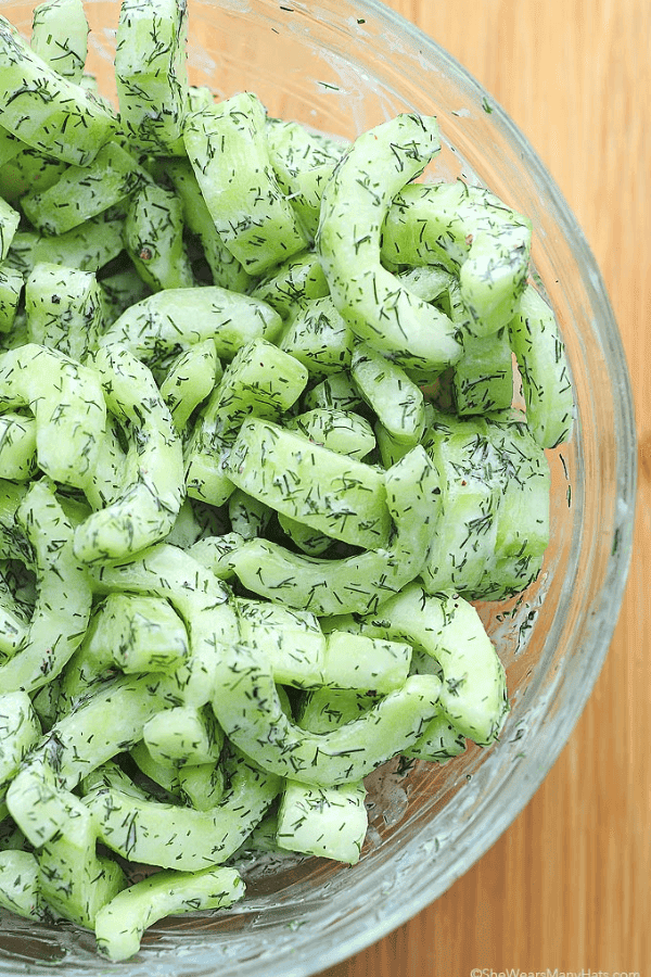 Cucumber Dill Yogurt Salad