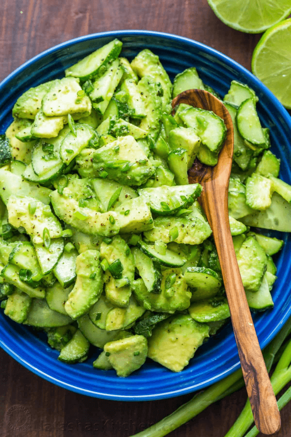 Cucumber and Avocado Salad