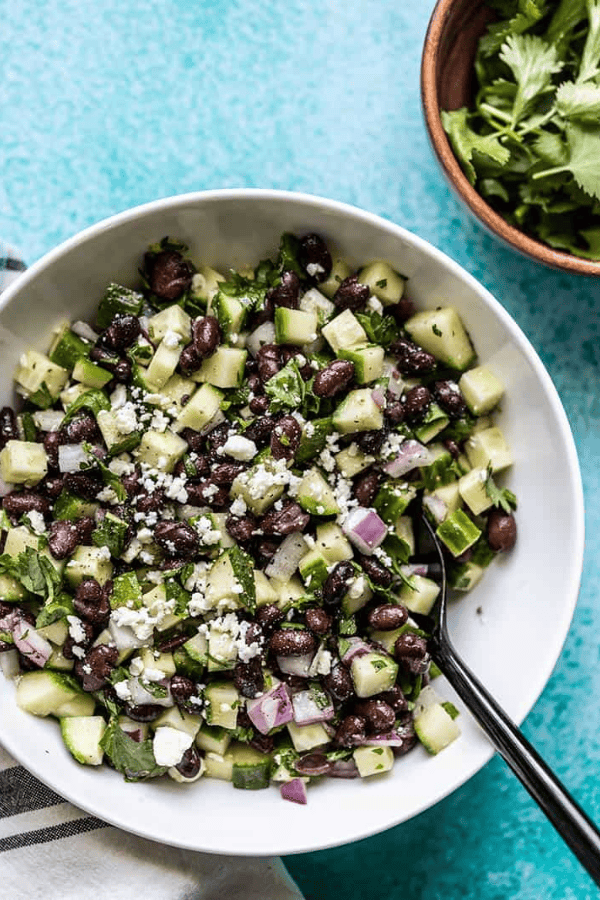 Cucumber and Black Bean Salad