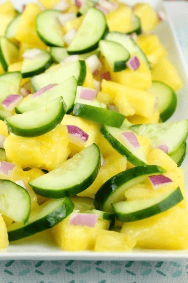 Cucumber and Pineapple Salad