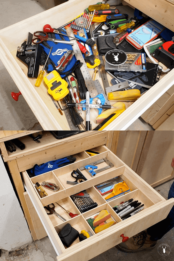 Drawer Organizer With Sliding Tray