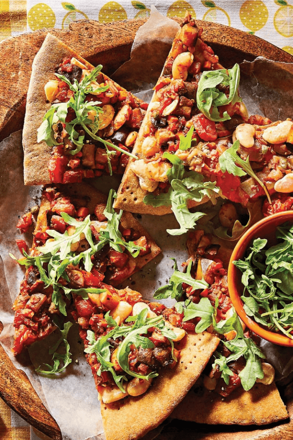 Eggplant Caponata Pizza