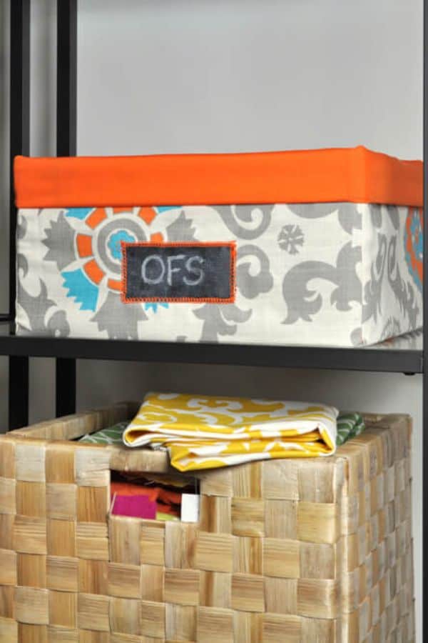 FABRIC STORAGE BINS