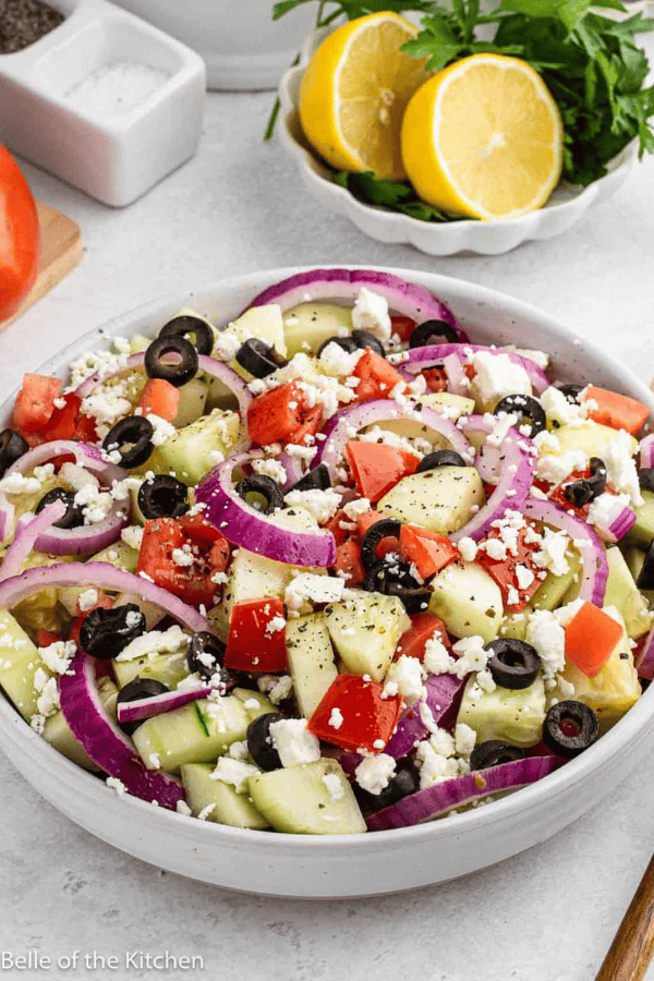 Greek Cucumber and Tomato Salad