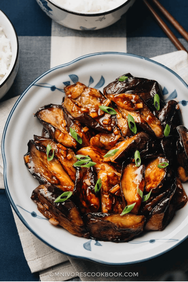 Grilled Eggplant with Garlic Sauce