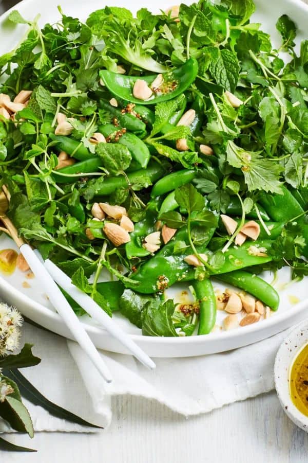 MINTY PEA & ALMOND SALAD